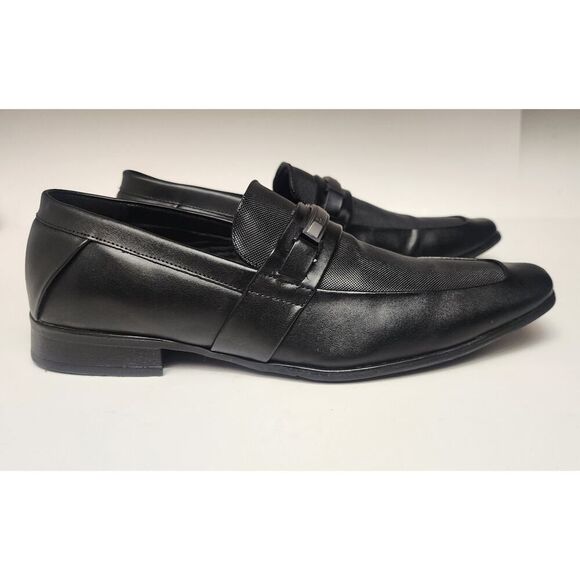 Calvin Klein Men's Benning Slip-On Loafer Dress Shoes Size 12 Color Black - Picture 4 of 16